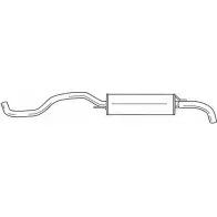 Задний глушитель SIGAM 226 18 22618 Seat Cordoba (6K5) 1 Универсал 1.4 i 60 л.с. 1996 – 2002 KNU9JT1