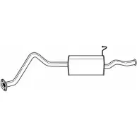 Задний глушитель SIGAM 2462 3 24623 MOJ5P Hyundai H1 Starex (A1) 1 1997 – 2007