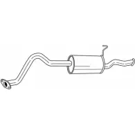 Задний глушитель SIGAM 24629 AQDP0 Hyundai H1 Starex (A1) 1 Фургон 2.5 TD 101 л.с. 2001 – 2007 2 4629