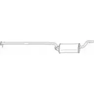 Резонатор SIGAM 25446 25 446 4JWWOZS Ford Transit Connect 1 (P65, P70, P80) Фургон 1.8 TDCi 90 л.с. 2002 – 2013