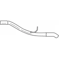Выхлопная труба глушителя SIGAM 257 49 25749 CO7WP Ford Transit Connect 1 (P65, P70, P80) Фургон 1.8 TDCi 110 л.с. 2006 – 2013