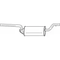 Резонатор SIGAM 0CU1I 7C I523O 26406 Ford Focus 1 Универсал 1.6 16V 100 л.с. 1999 – 2004