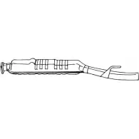 Резонатор SIGAM 3CWI J2 4J4HDSQ 35411 Mercedes C-Class (W202) 1 Седан 2.5 C 250 D (2025) 113 л.с. 1993 – 2000