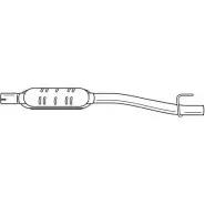 Резонатор SIGAM 35422 Mercedes C-Class (W202) 1 Седан 1.8 C 180 (2018) 122 л.с. 1993 – 2000 YXGW6 XS 0PTH