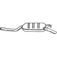 Задний глушитель SIGAM S K215NU EH4ZOA 35610 Mercedes E-Class (W124) 1 Седан 2.0 E 200 D (1220) 75 л.с. 1993 – 1995