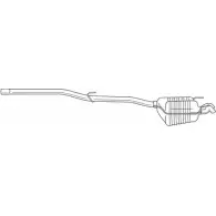 Задний глушитель SIGAM Mercedes C-Class (S202) 1 Универсал 2.5 C 250 T Turbo D (2088) 150 л.с. 1996 – 2001 35631 9JFB9HY 7D446 90