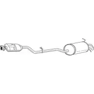 Задний глушитель SIGAM G47ZMC 8ONE 6L Mercedes C-Class (S203) 2 Универсал 1.8 C 200 CGI Kompressor (2043) 170 л.с. 2003 – 2007 35655