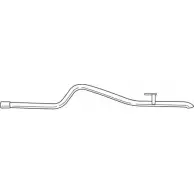 Выхлопная труба глушителя SIGAM Mercedes Sprinter (904) 1 Кабина с шасси 2.3 408 D 79 л.с. 1996 – 2006 35709 4J1XIW 3570 9