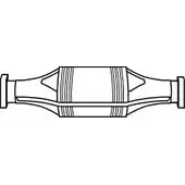 Катализатор SIGAM D3BY3 Mitsubishi Pajero Pinin 1 (H60, H70) Внедорожник 2.0 GDI (H67W. H77W) 129 л.с. 2000 – 2007 15YME 1Y 37314