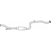 Резонатор SIGAM QUN GI6C Volvo S40 1 (644) Седан 1.9 TD 90 л.с. 1995 – 1999 BNXH85 37404