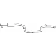 Резонатор SIGAM 3NSRZLE Mitsubishi Space Wagon 3 (N3, N4) Минивэн 2.0 TD (N38W) 82 л.с. 1992 – 1998 QHG6U 2V 37410