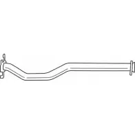 Выхлопная труба глушителя SIGAM Mitsubishi L200 3 (K6, K7) 1996 – 2005 37502 8AK6T8 W5DS GE