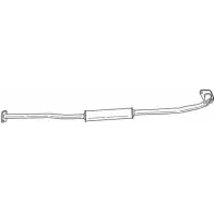 Резонатор SIGAM 9JED W GE925U 38453 Nissan X-Trail