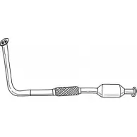 Катализатор SIGAM UZL7C Q2 40121 GT97TAX Opel Astra (F) 1 Универсал 1.7 TD (F08. C05) 68 л.с. 1994 – 1998