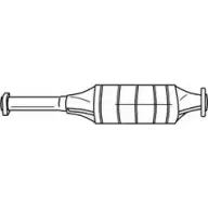 Катализатор SIGAM IYC0QXR Opel Astra (F) 1 Хэтчбек 2.0 i (F08) 115 л.с. 1991 – 1998 1RM9H 9 40308