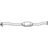 Катализатор SIGAM FYXC6W H CK8SK Opel Astra (F) 1 Универсал 1.8 i 16V (F08. C05) 116 л.с. 1994 – 1998 40325