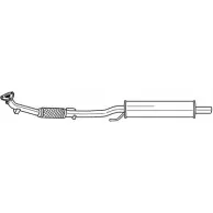 Сажевый фильтр ОГ SIGAM 2ILJW 4 0342 40342 Opel Astra (H) 3 Универсал 1.7 CDTI (L35) 07 125 л.с. 2007 – 2014