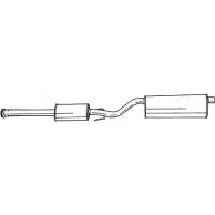 Резонатор SIGAM 40463 PS SETOV X442SM Opel Frontera (A) 1 1991 – 1998