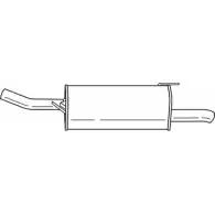 Задний глушитель SIGAM 40699 Opel Astra (G) 2 Седан 1.2 16V (F69) 65 л.с. 1998 – 2000 XVWD P1 6M4HCAP