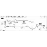 Задний глушитель SIGAM 4166 5 SRNU2YB Opel Corsa (D) 4 Хэтчбек 1.2 (L08. L68) 80 л.с. 2006 – 2014 41665