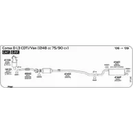 Задний глушитель SIGAM 41669 WNT9XV Opel Corsa (D) 4 Хэтчбек 1.3 CDTI (L08. L68) 95 л.с. 2009 – 2014 4 1669