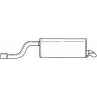 Задний глушитель SIGAM 4 1681 Opel Corsa (D) 4 Хэтчбек 1.3 CDTI (L08. L68) 95 л.с. 2009 – 2014 41681 H28ZWNI