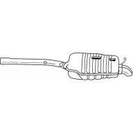 Задний глушитель SIGAM R0H119A 42620 Skoda Octavia (A5, 1Z5) 2 Универсал 2.0 TDI 16V 136 л.с. 2004 – 2010 7S W4EL