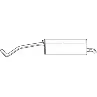 Задний глушитель SIGAM NC44S 3091299 42624 KG 0E38J