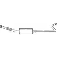 Резонатор SIGAM 44461 S9ODXO Toyota Yaris (XP10) 1 1999 – 2005 XS1Y YB