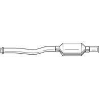 Катализатор SIGAM 45 311 VP8BMV 45311 Peugeot 106 2 (1A) Хэтчбек 1.5 D 57 л.с. 1998 – 2004