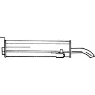 Задний глушитель SIGAM TBKF7R 45689 Citroen C4 1 (LA, LC, PF2) 2004 – 2009 456 89