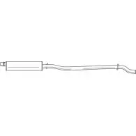 Резонатор SIGAM 46400 1H FWFY2 VJQ3D2 Peugeot 406 1 (8B) Седан