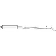 Резонатор SIGAM 46401 Peugeot 406 1 (8B) Седан 2.0 HDI 110 109 л.с. 1998 – 2001 6U4U3 464 01