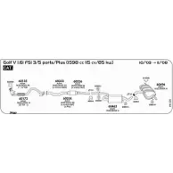 Катализатор SIGAM 601 72 ZP2EAD 60172 Volkswagen Golf 5 (1K1) Хэтчбек