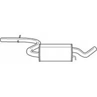 Резонатор SIGAM Volkswagen Golf 5 (1K) 2003 – 2008 MF7Q4 60416 QYB Q6C