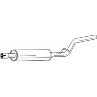 Резонатор SIGAM 60439 Volkswagen Caddy (2KB, 2KJ, 2CB, 2CJ) 3 Минивен 2.0 SDI 70 л.с. 2004 – 2010 KSBZI AH3GL W