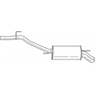 Задний глушитель SIGAM 606 90 OHMR1G8 60690 Volkswagen Transporter (T4) 4 Грузовик 2.5 TDI 102 л.с. 1995 – 2003