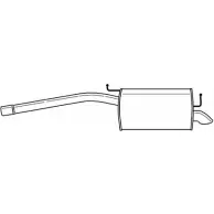 Задний глушитель SIGAM 61618 ZLF HV 3093481 2V7C9