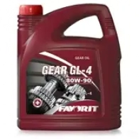 Трансмиссионное масло в мкпп, редуктор минеральное FV1212100004VO FAVORIT SAE 80W-90 API GL-4, 4 л FAVORIT 1439752520 FV1212100004VO 0B DDHM