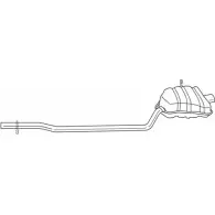 Задний глушитель SIGAM 3 CBN4 DJFU0PC Mini Cooper (R52) 1 Кабриолет 1.6 Cooper 116 л.с. 2004 – 2007 77606