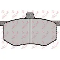 Тормозные колодки, дисковые, комплект VILLAR B626.0004 206 01 3101073 626.0004