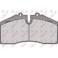 Тормозные колодки, дисковые, комплект VILLAR 7262D372 2095 3 626.0466 3101469