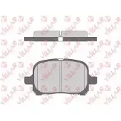 Тормозные колодки, дисковые, комплект VILLAR 3101695 626.0712 2 3513 7581D707