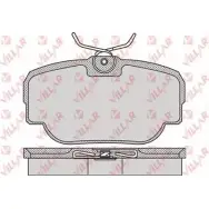 Тормозные колодки, дисковые, комплект VILLAR 3101725 B626.0739 234 58 626.0739