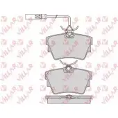 Тормозные колодки, дисковые, комплект VILLAR 3101768 B626.0786 626.0786 2 3224