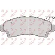 Тормозные колодки, дисковые, комплект VILLAR 626.0818 B626.0818 236 78 3101796