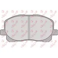 Тормозные колодки, дисковые, комплект VILLAR 2 3836 3101879 626.0904 7824D923