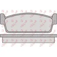 Тормозные колодки, дисковые, комплект VILLAR 21 341 626.0925 3101898 B626.0925