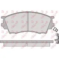 Тормозные колодки, дисковые, комплект VILLAR 3101991 2 1571 626.1019 7520D643