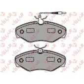 Тормозные колодки, дисковые, комплект VILLAR 23100 626.1660 3102620 23 099